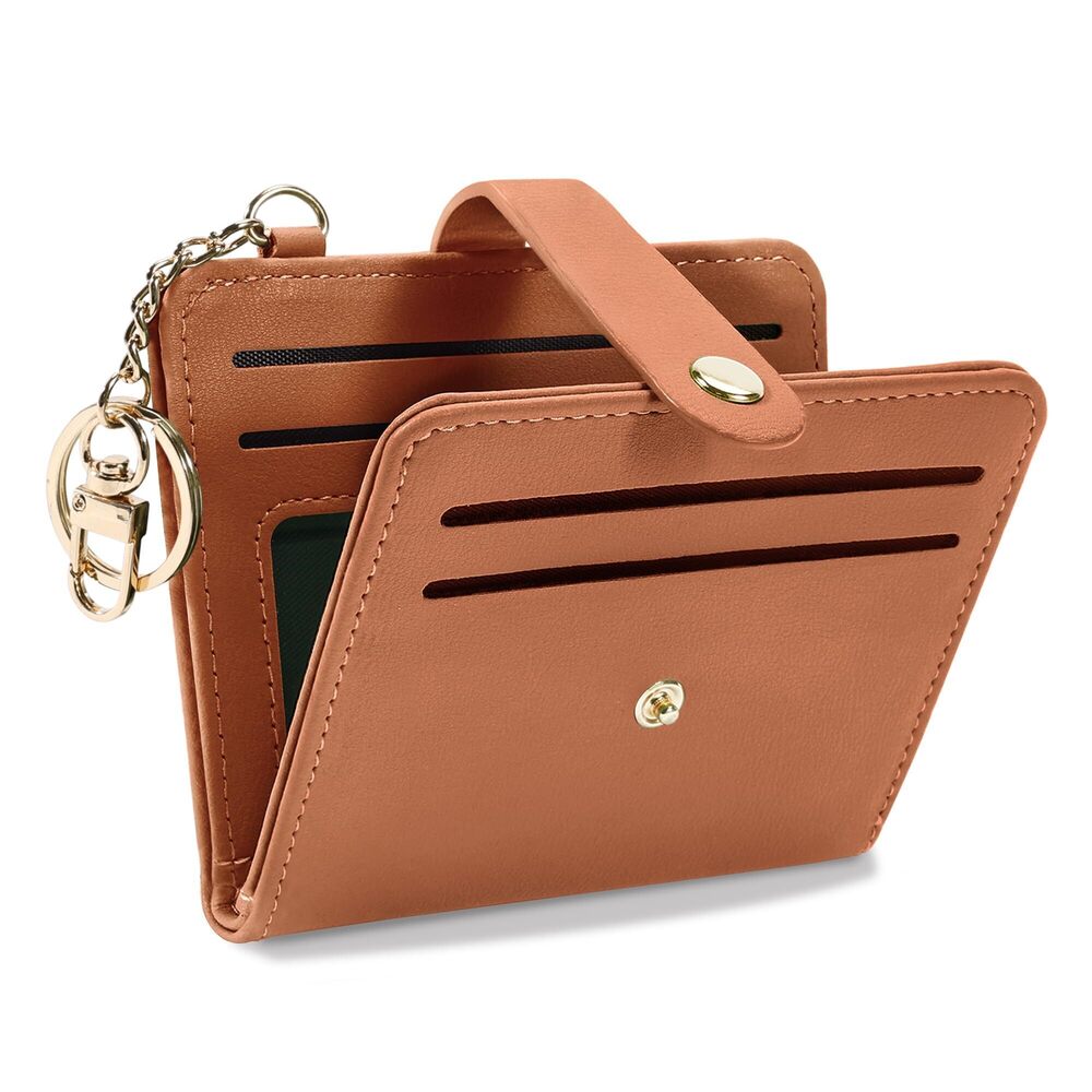 3197 Small Wallets RFID Blocking Leather Credit Card Holder - with ID